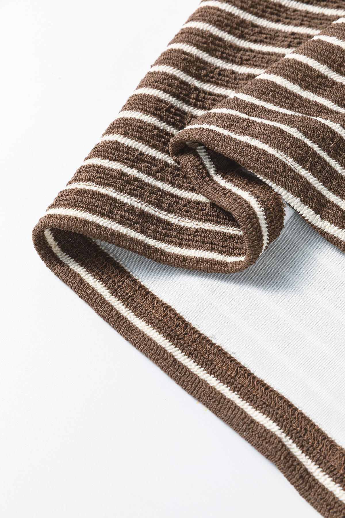 Black Stripe Drop Shoulder Relaxed Pullover Casual Pants 2pcs Set