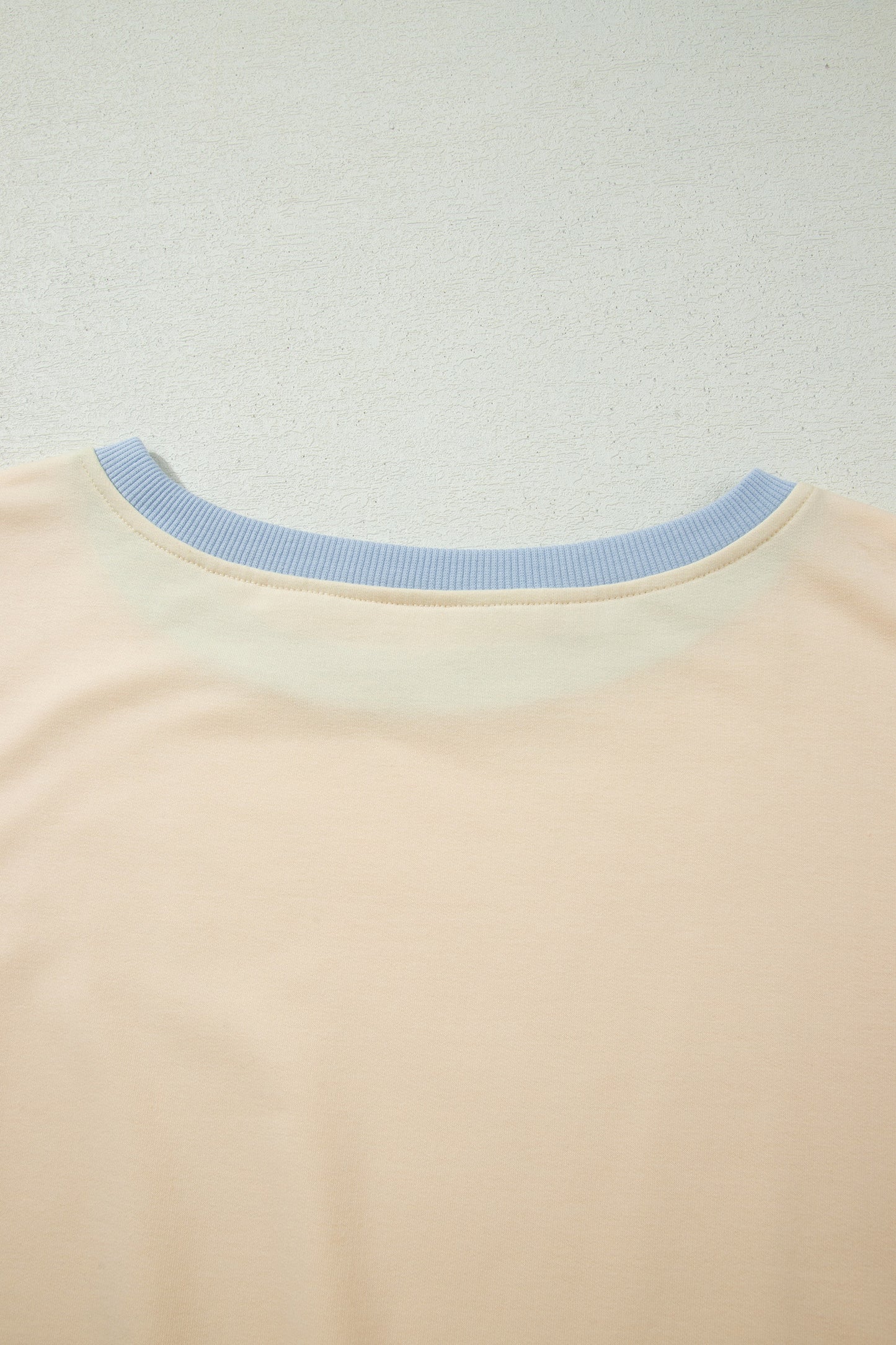 Turquoise Colorblock Edge Drop Shoulder T Shirt and Skort 2Pcs Set