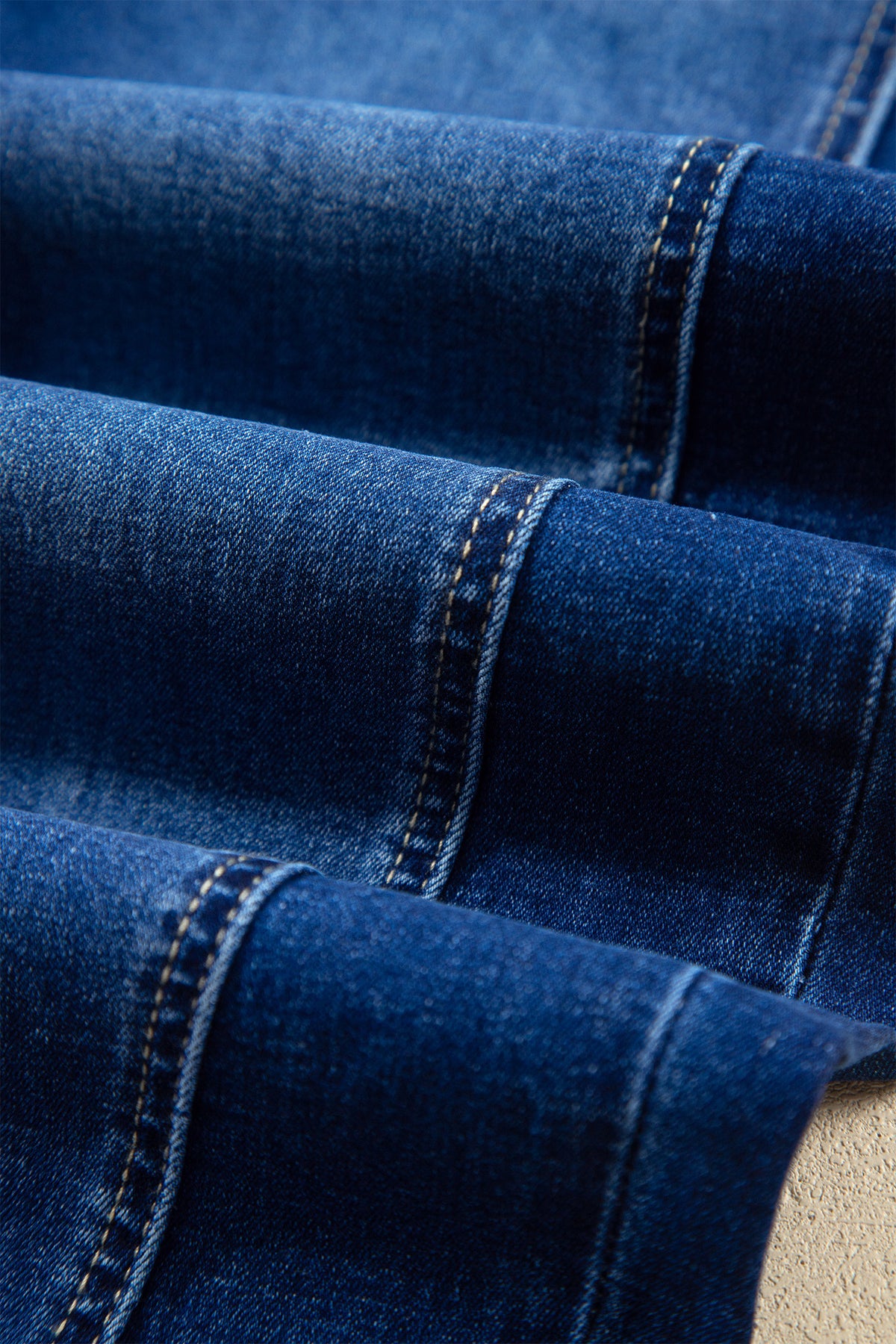 Myosotis Raw Hem Turnup Loose Ankle-length Jeans