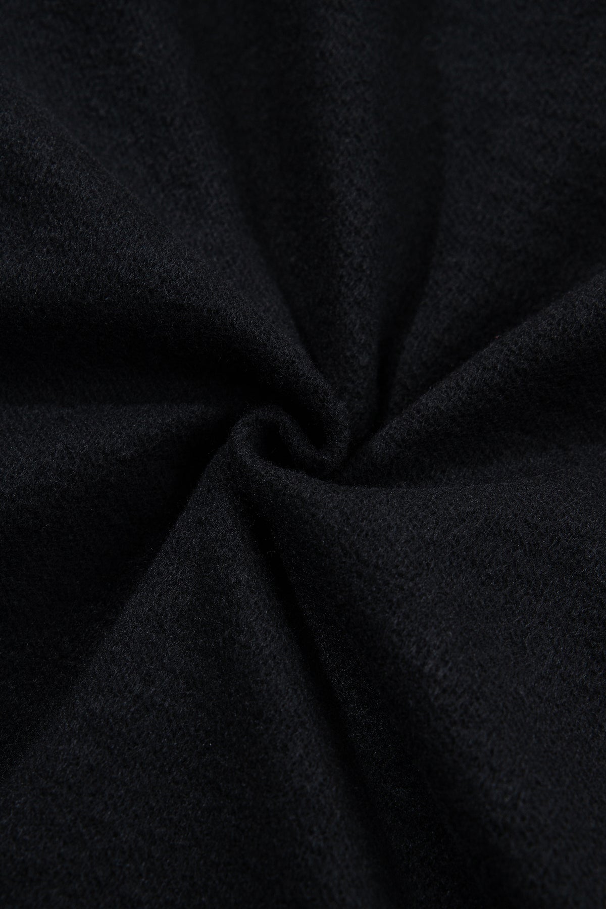 Dark Blue Solid Color Oversized Mock Neck Sweatshirt