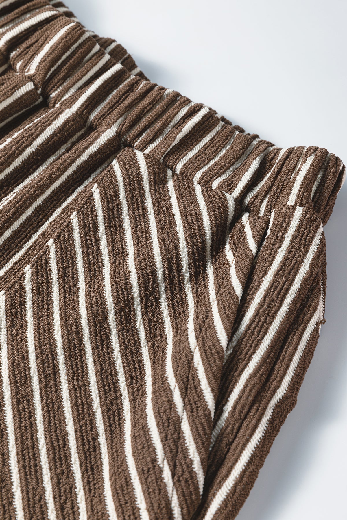 Black Stripe Drop Shoulder Relaxed Pullover Casual Pants 2pcs Set